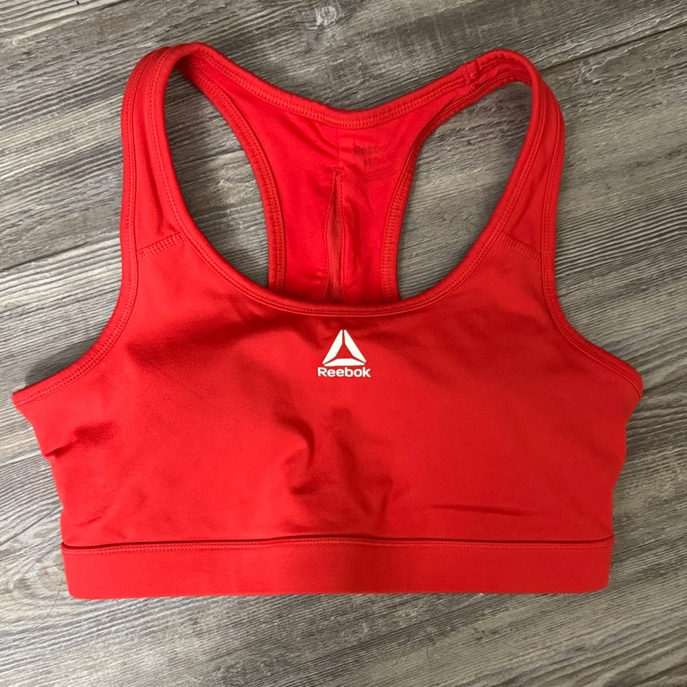 Reebok NWOT- Vibrant Red Sports Bra